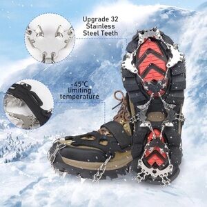 Crampons Ice Cleats Traction Snow Grips for Shoes and Boots